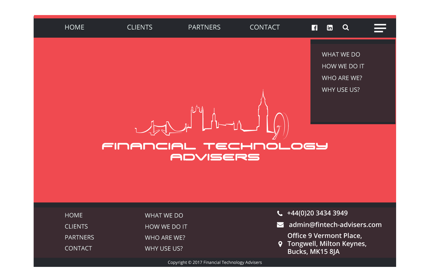 Web Design by ElenaMal for Finacial Technology Advisers | Design #14329694