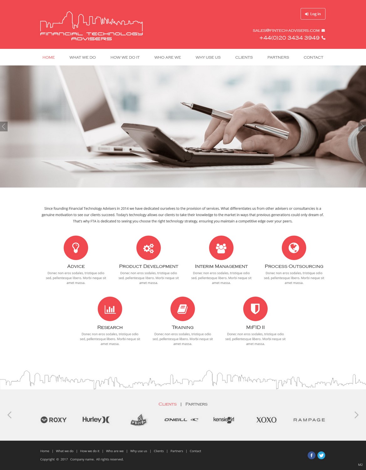 Diseño Web por pb para Finacial Technology Advisers | Diseño #14293111