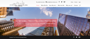 Web Design by CharaFathimalil for Finacial Technology Advisers | Design: #14287304