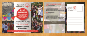 Postcard Design by Venus L. Penaflor for Special Olympics USA Games | Design: #14333691