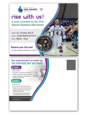 Postcard Design by creative.bugs for Special Olympics USA Games | Design: #14333249