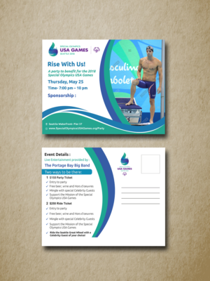 Design de Carte Postale par ecorokerz pour Special Olympics USA Games | Design : #14324807