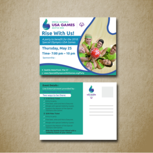 Design de Carte Postale par ecorokerz pour Special Olympics USA Games | Design : #14332499