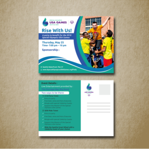 Design de Carte Postale par ecorokerz pour Special Olympics USA Games | Design : #14332501