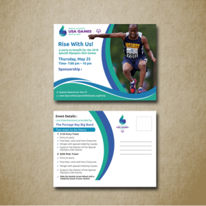 Postcard Design by ecorokerz for Special Olympics USA Games | Design: #14332503