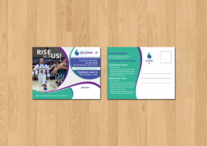 Postcard Design by ecorokerz for Special Olympics USA Games | Design: #14332983