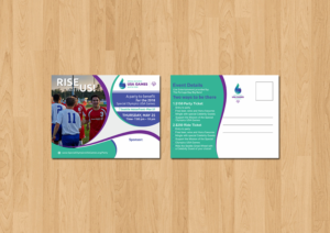 Postcard Design by ecorokerz for Special Olympics USA Games | Design: #14332985