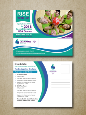 Design de Carte Postale par ecorokerz pour Special Olympics USA Games | Design : #14369615
