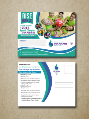 Design de Carte Postale par ecorokerz pour Special Olympics USA Games | Design : #14369616