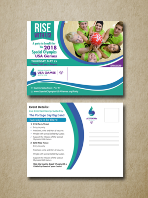 Design de Carte Postale par ecorokerz pour Special Olympics USA Games | Design : #14369617