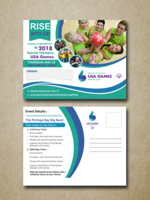 Design de Carte Postale par ecorokerz pour Special Olympics USA Games | Design : #14369618