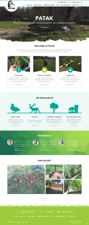 Web Design by pb for this project | Design: #14293128