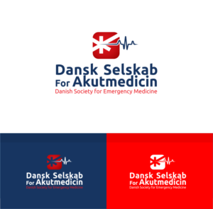 Header: Dansk Selskab For Akutmedicin  - Subheader: Danish Society for Emergency Medicine DASEM | Logo Design by *mary