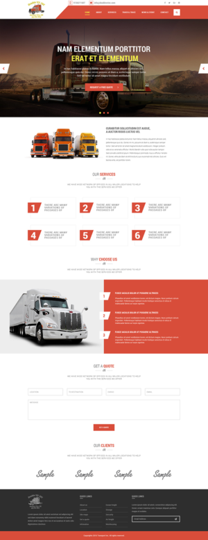 Web Design by Abhinav Katiyar for Internet Designs | Design #14308007