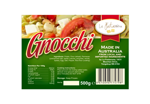 Product Label Design for fresh pasta | Diseño de Etiqueta por Atvento Graphics
