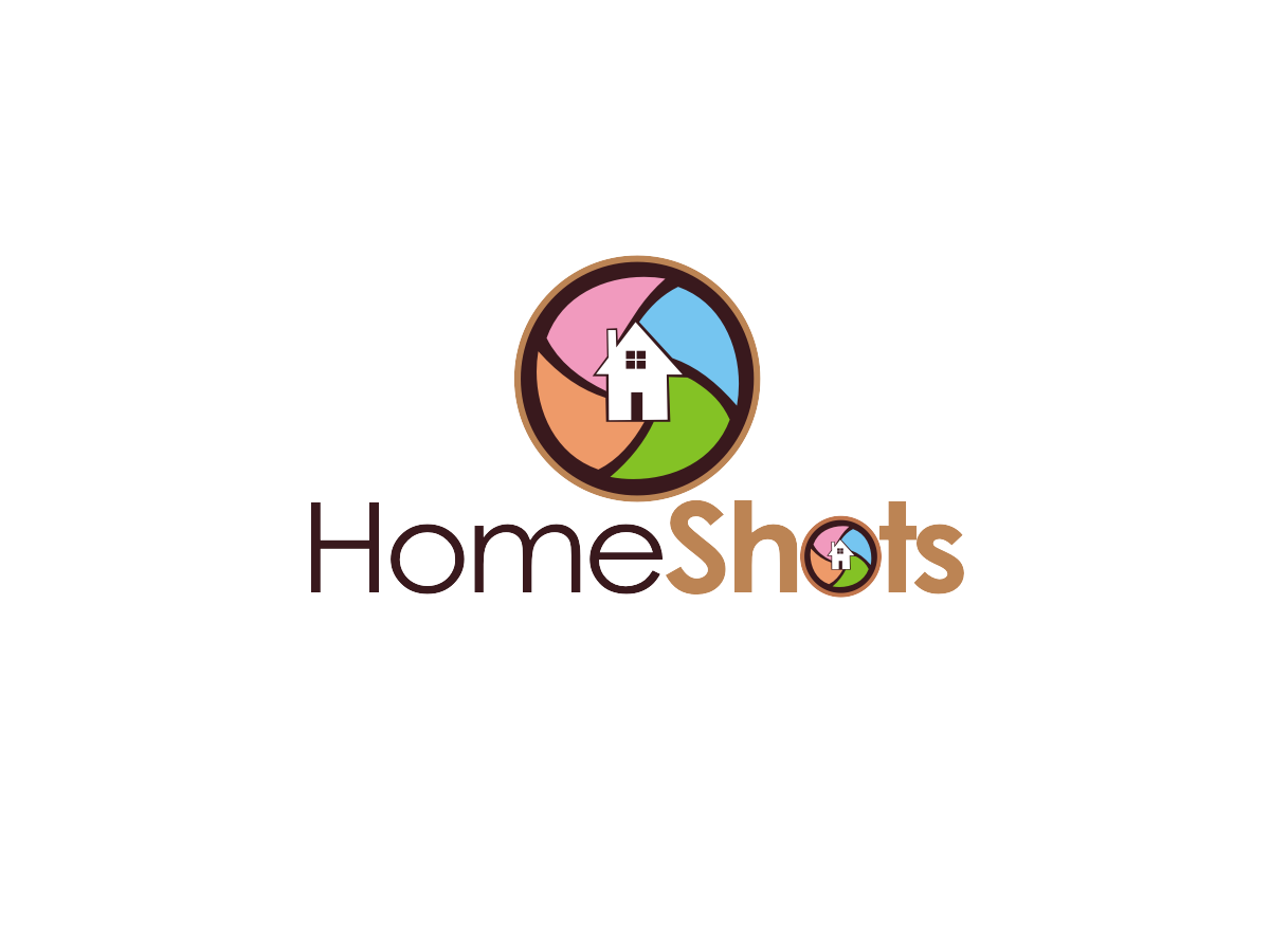 Logo Design by Blueberry for Homeshots | Design #2565786