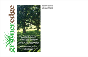 Postcard for Lawn service business | Flyer-Design von ZinTech