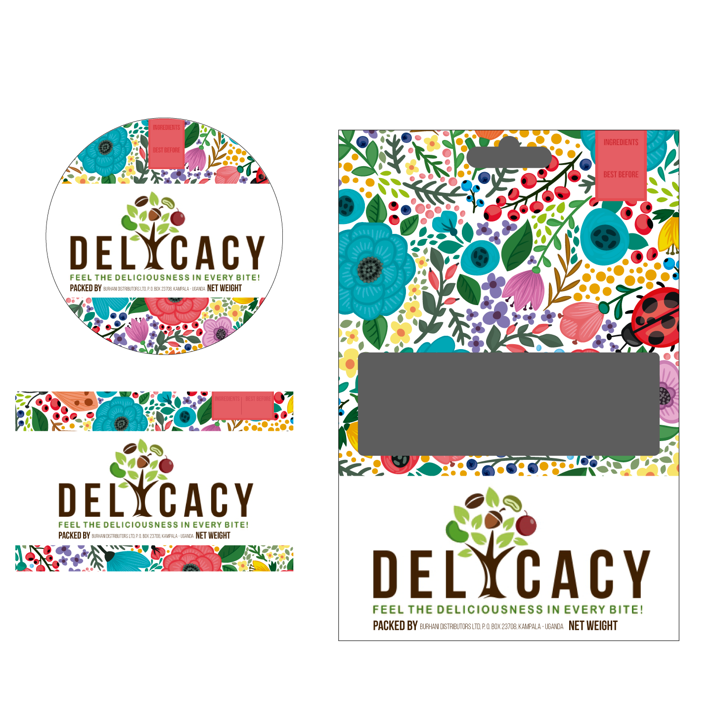Packaging Design by Daniela Abril for Zahra Food Industries Ltd | Design #14364377