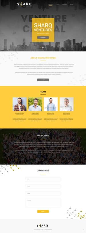 Web Design par pb pour Sharq VC | Design : #15707937