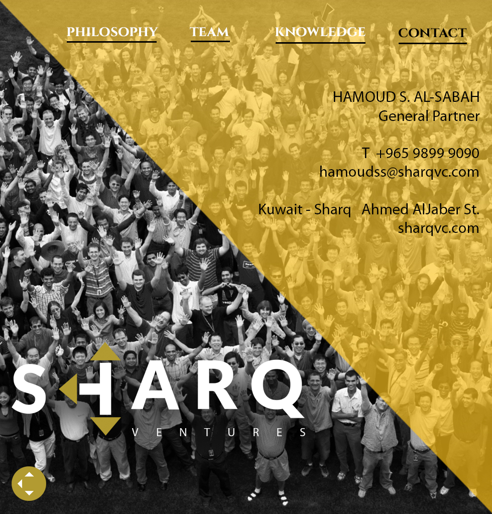 Web Design par Arvik Designs pour Sharq VC | Design #15809759