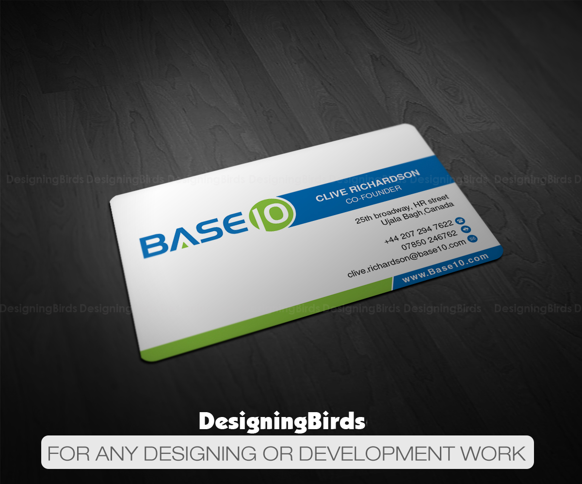 Business Card Design by Designing Birds for this project | Design #14313047