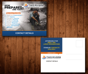 Emergency Management Consulting Flyer | Postcard Design by Designers Hub