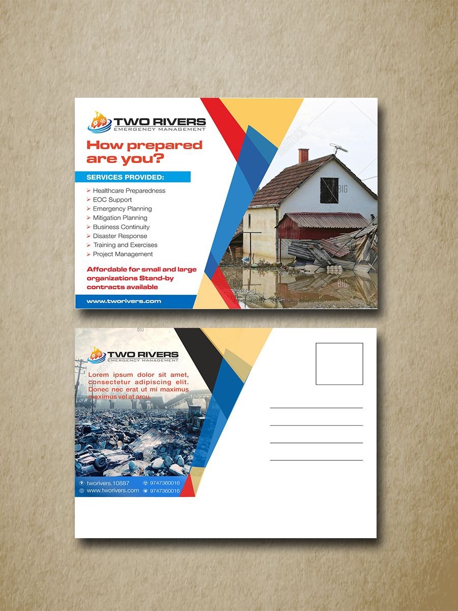 Modern, Professional, Consulting Postcard Design for a Company by ESolz