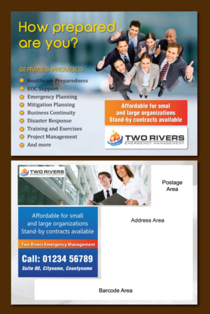 Emergency Management Consulting Flyer | Postcard Design by meet007