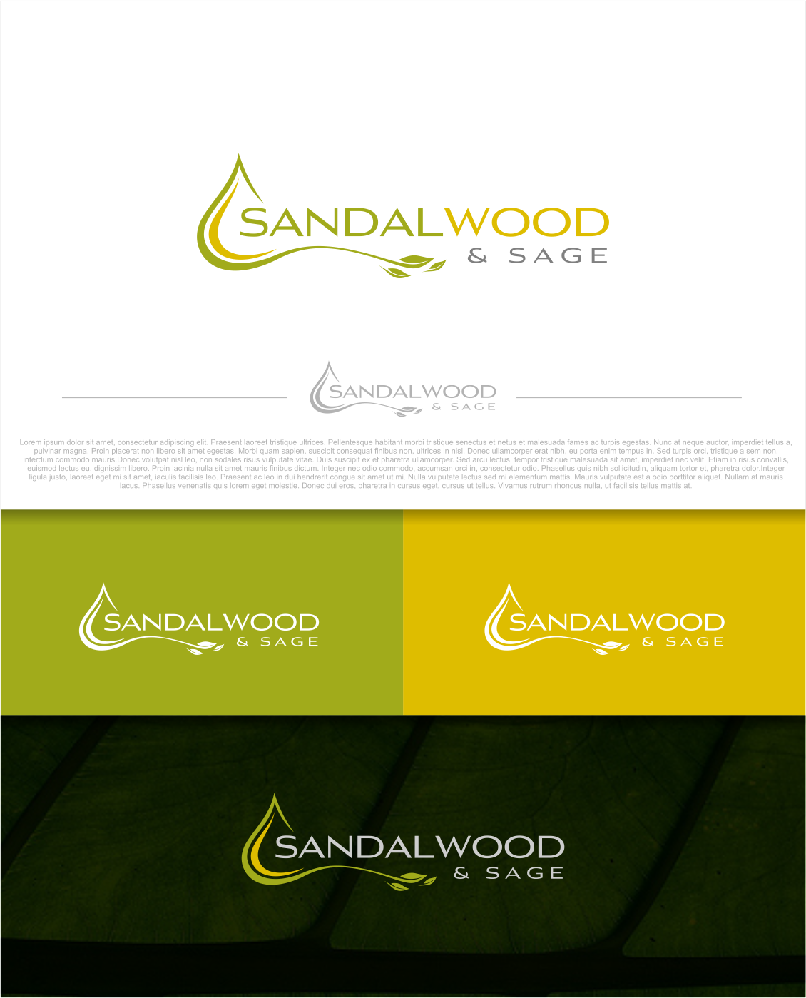 Logo-Design von artswolf für Sandalwood & Sage | Design #14416855