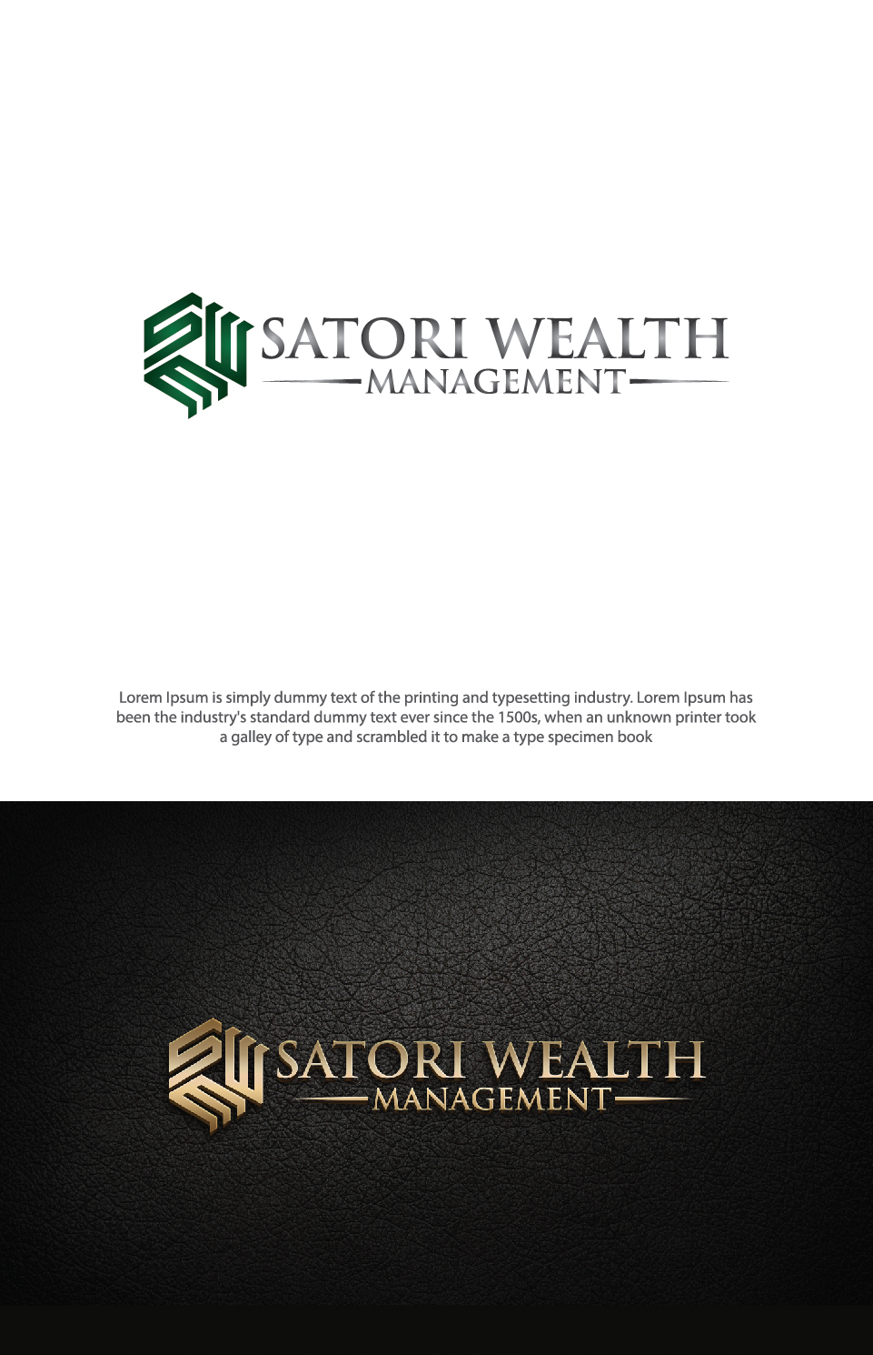 Diseño de Logo por hashgraphics5 para Satori Wealth Management | Diseño: #14475549