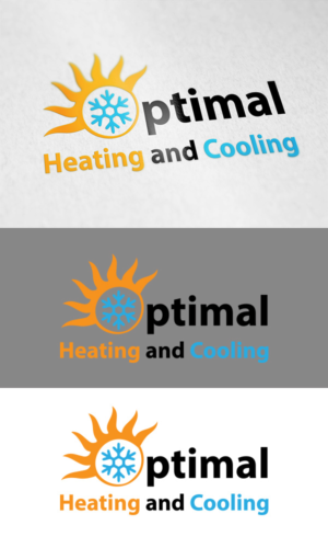 Logo Design by king solangi for Optimal Heating and Cooling | Design: #14356431