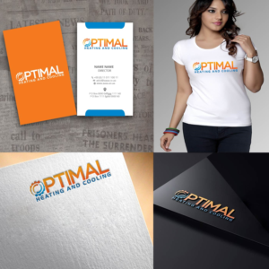 Logo Design by zebronicgraphic for Optimal Heating and Cooling | Design: #14364371