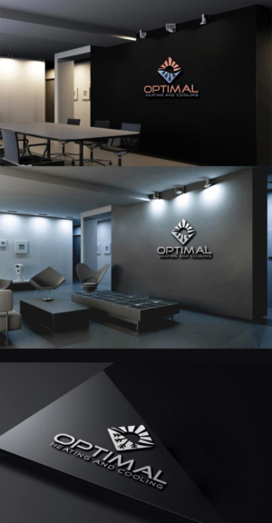 Logo Design by zebronicgraphic for Optimal Heating and Cooling | Design: #14364374