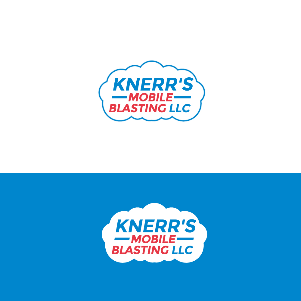 Logo Design by Sujit Banerjee for Knerr's Mobile Blasting | Design #14311827