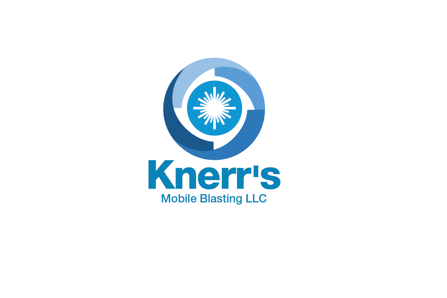 Logo Design by ivo_i_ivanov for Knerr's Mobile Blasting | Design #14340884