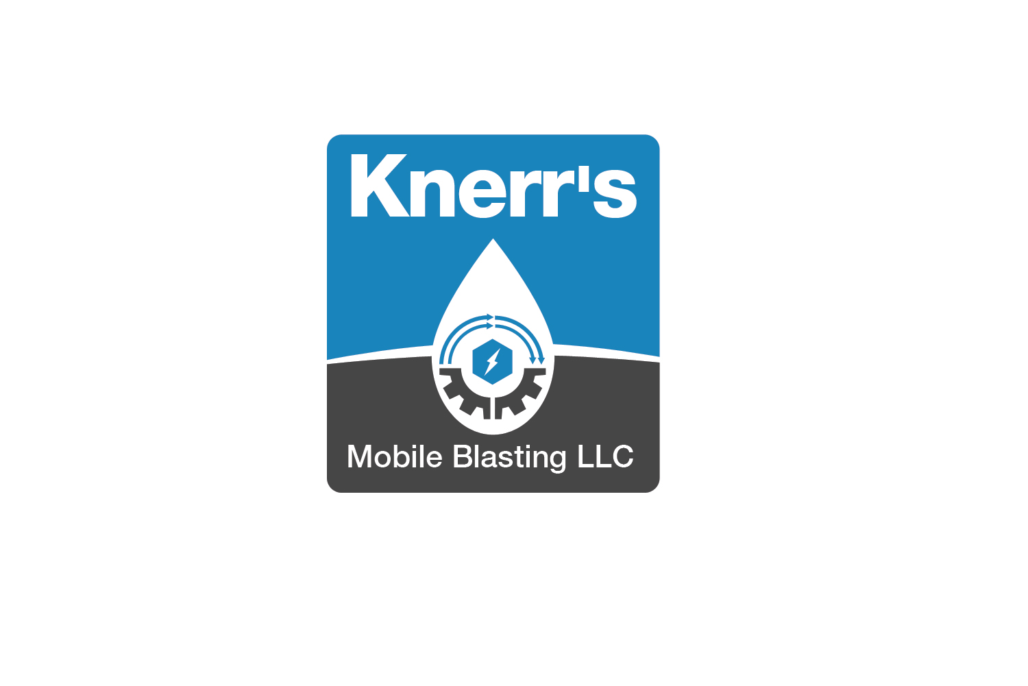 Logo Design by ivo_i_ivanov for Knerr's Mobile Blasting | Design #14340885