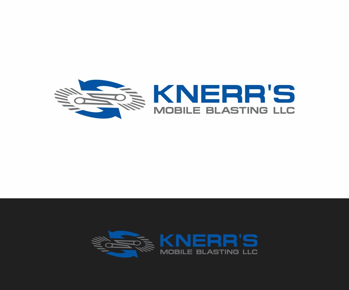 Logo Design by Khalik for Knerr's Mobile Blasting | Design #14417242