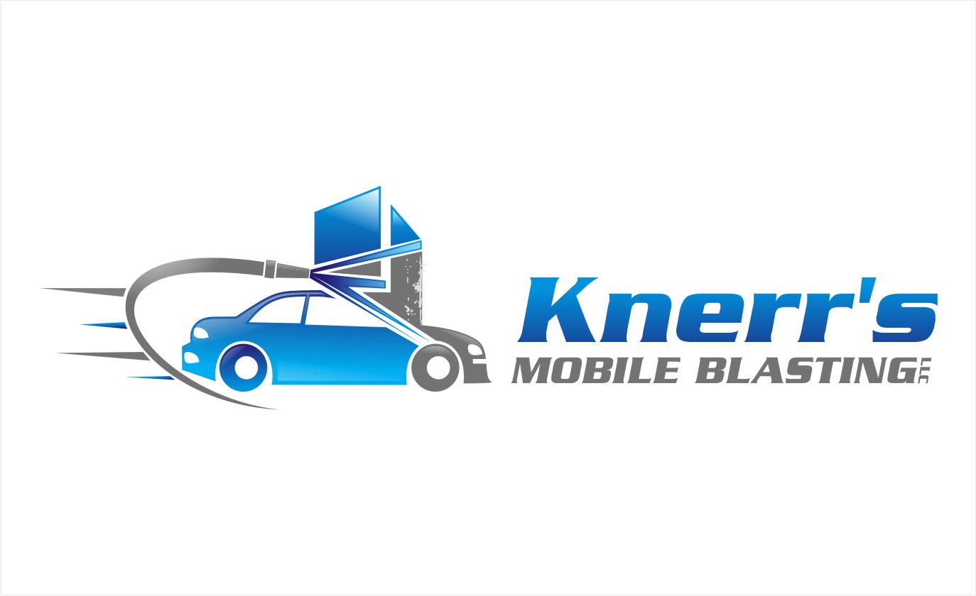Logo Design by Soul Light for Knerr's Mobile Blasting | Design #14325955