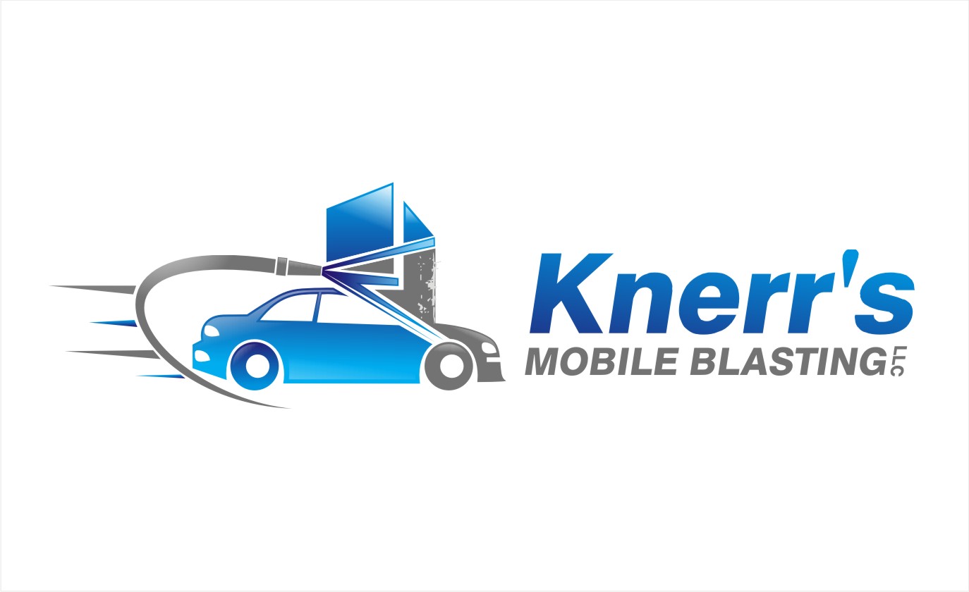Logo Design by Soul Light for Knerr's Mobile Blasting | Design #14325958