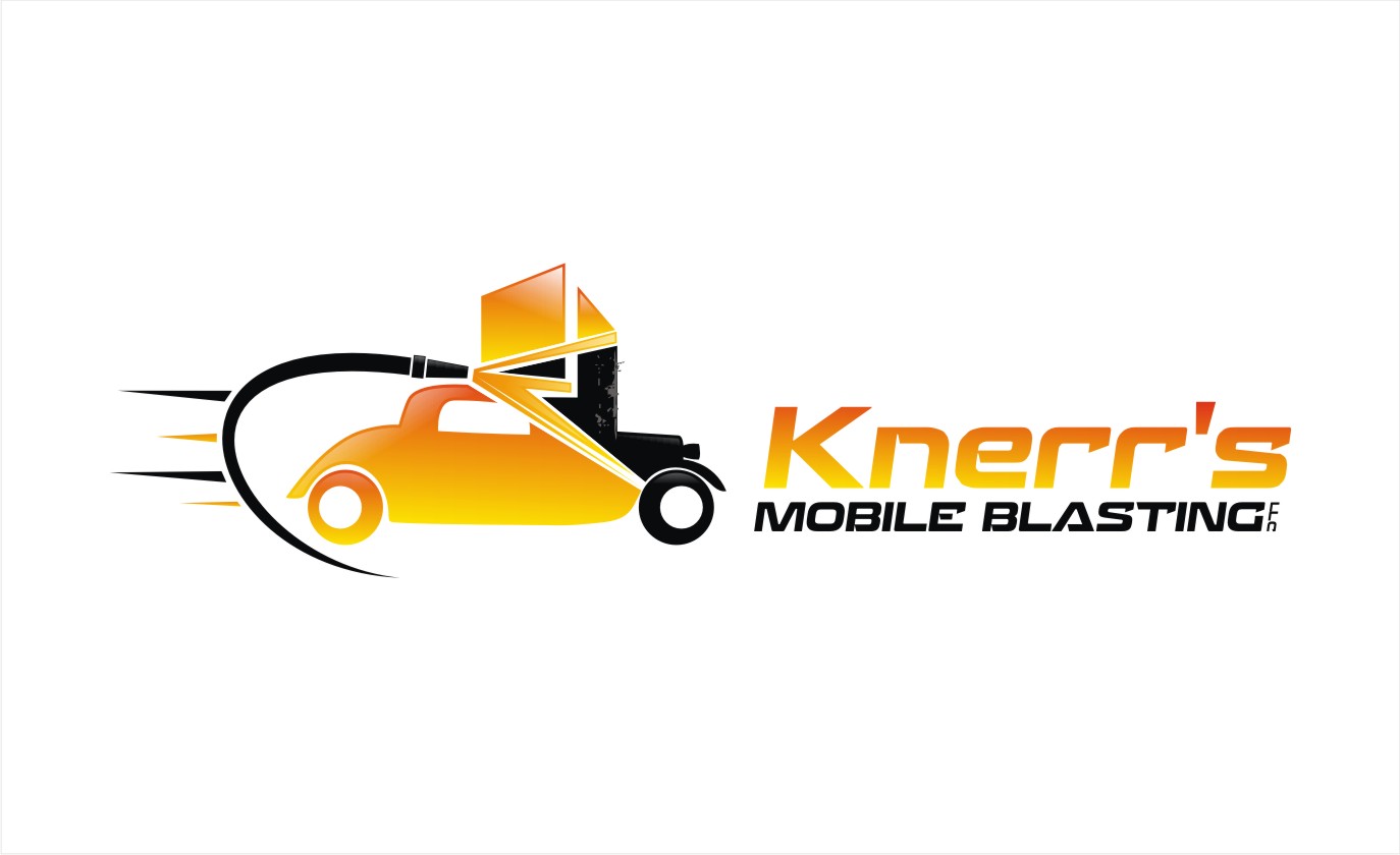 Logo Design by Soul Light for Knerr's Mobile Blasting | Design #14418219