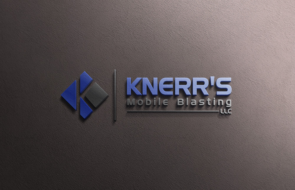 Logo Design by BARIKNA@ for Knerr's Mobile Blasting | Design #14312028