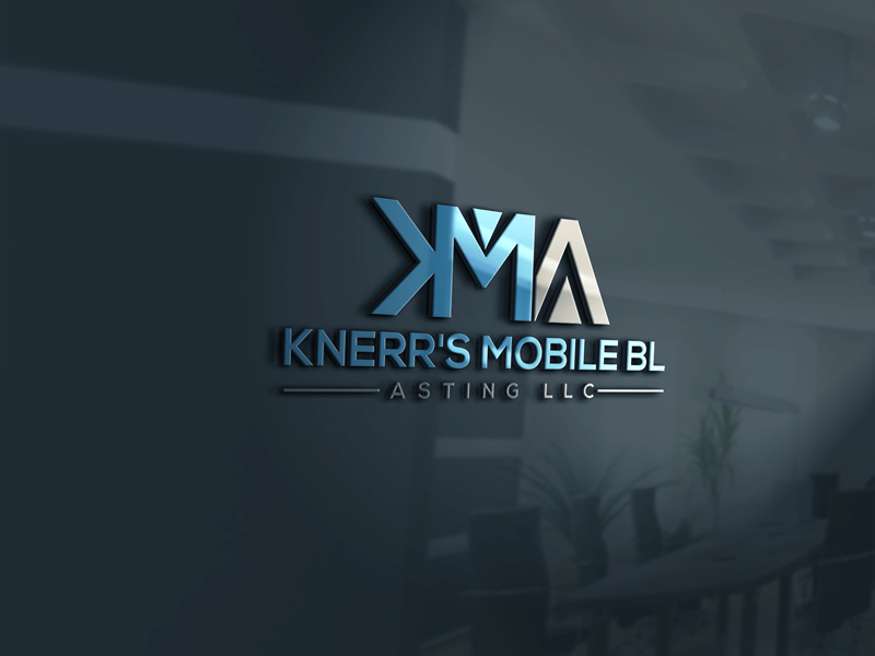 Logo Design by rocklee for Knerr's Mobile Blasting | Design #14335338