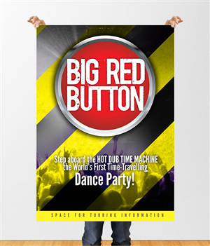 International Dance Show HOT DUB TIME MACHINE Needs New Tour Poster | Poster Design by creative.visuals