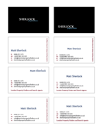 Schreibwaren-Design von Yawie für Sherlock Property Finders | Design: #36268