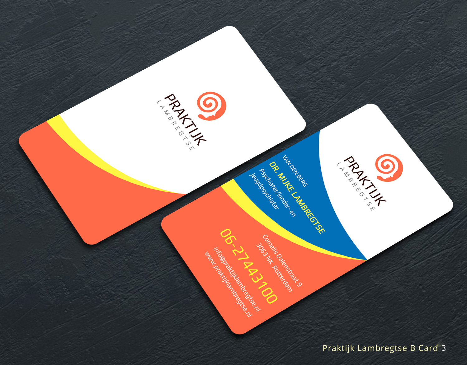 Visitenkarten-Design von Sketchweb für Praktijk Lambregtse | Design #14359827