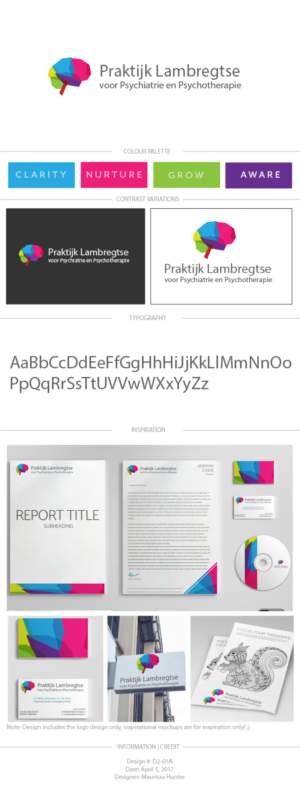 Praktijk Lambregtse voor Psychiatrie en Psychotherapie; or short: Praktijk Lambregtse | Business Card Design by Maurissahunter