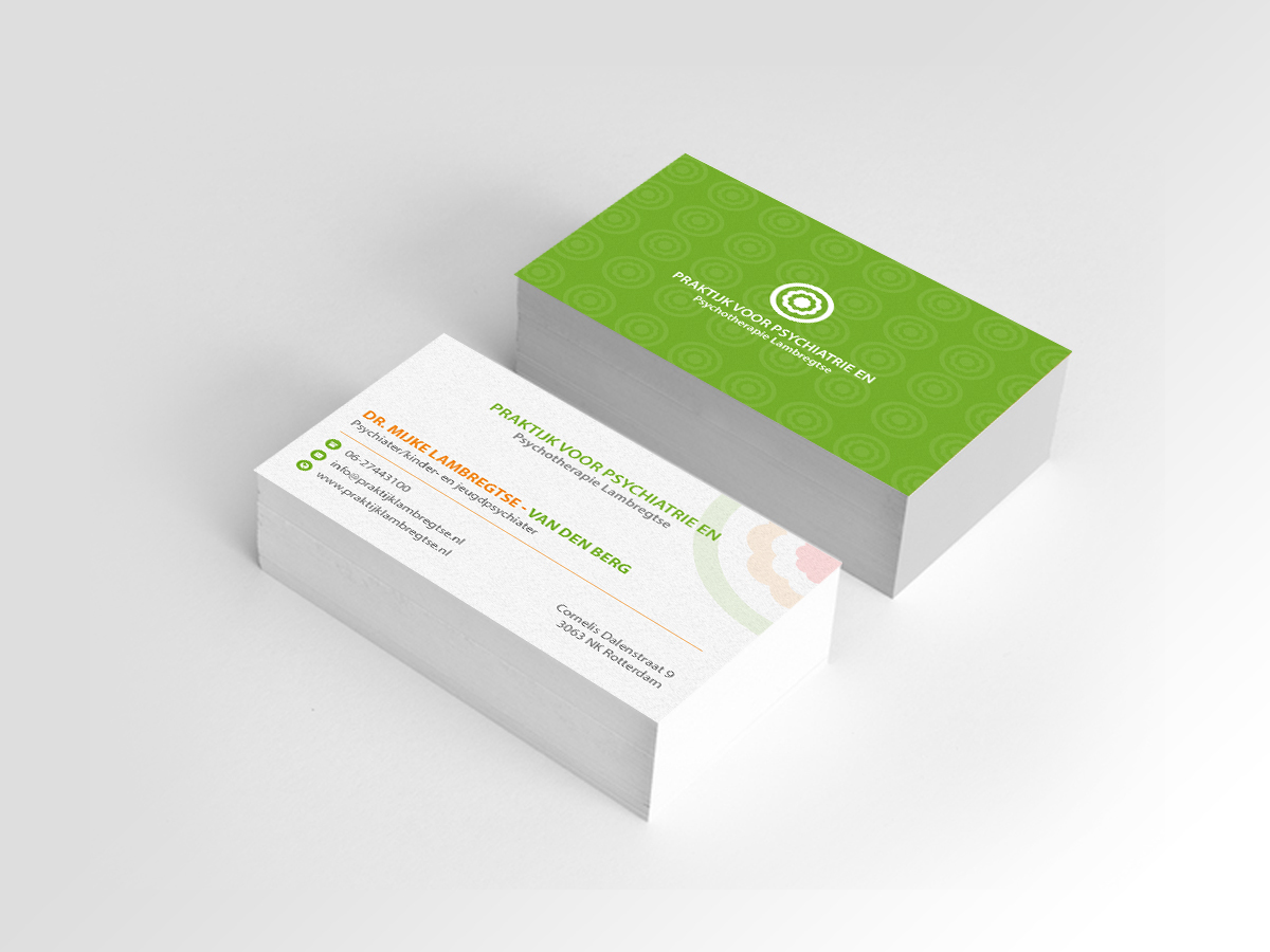 Visitenkarten-Design von Creations Box 2015 für Praktijk Lambregtse | Design #14328616