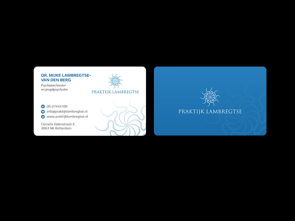 Visitenkarten-Design von Creations Box 2015 für Praktijk Lambregtse | Design #14328620
