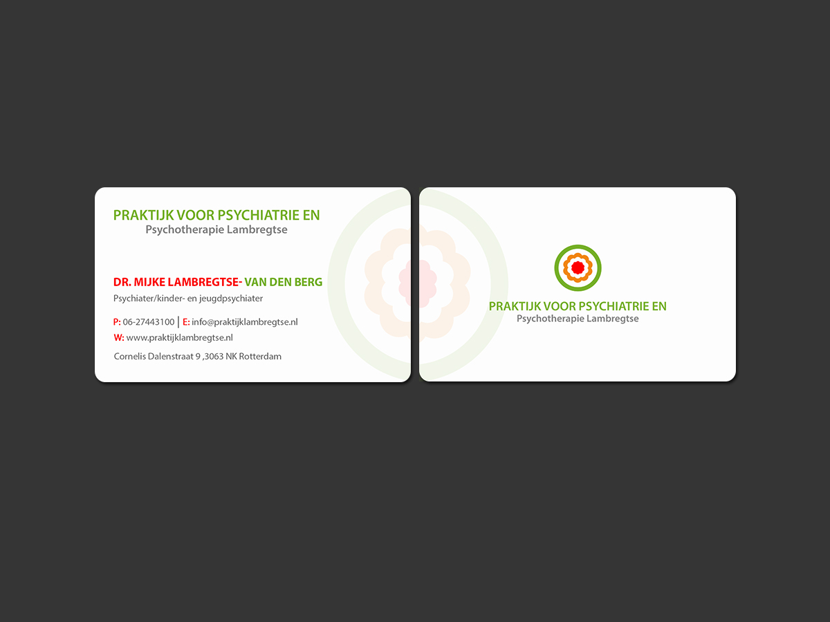 Visitenkarten-Design von Creations Box 2015 für Praktijk Lambregtse | Design #14328621