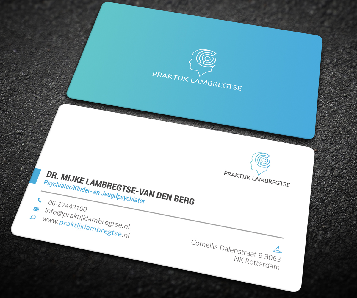 Visitenkarten-Design von Graphic Flame für Praktijk Lambregtse | Design #14338053